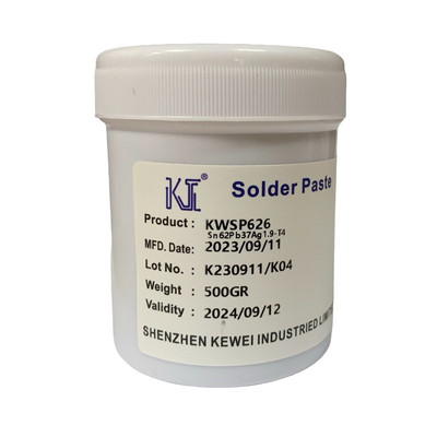 Паста паяльная KWSP-626 Sn62Pb37Ag1.9 T4 500 гр.